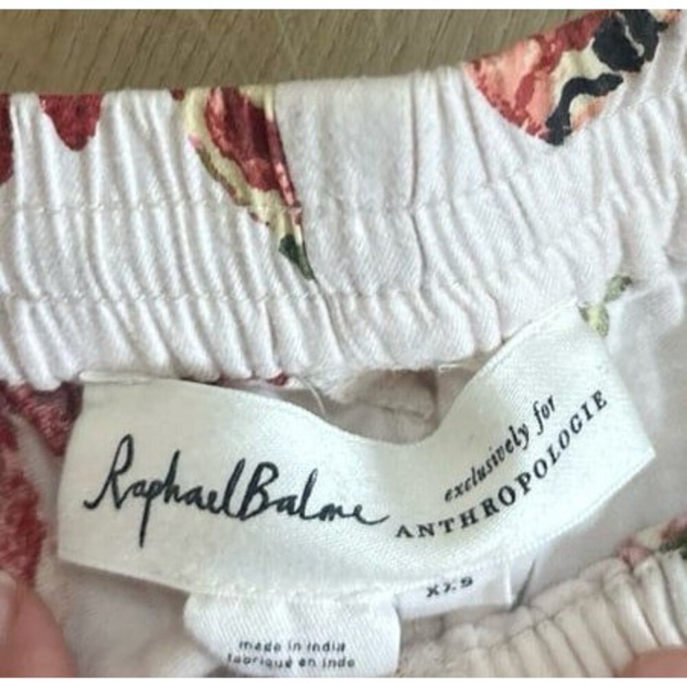 Anthropologie Floral Pants - Picture 2 of 4